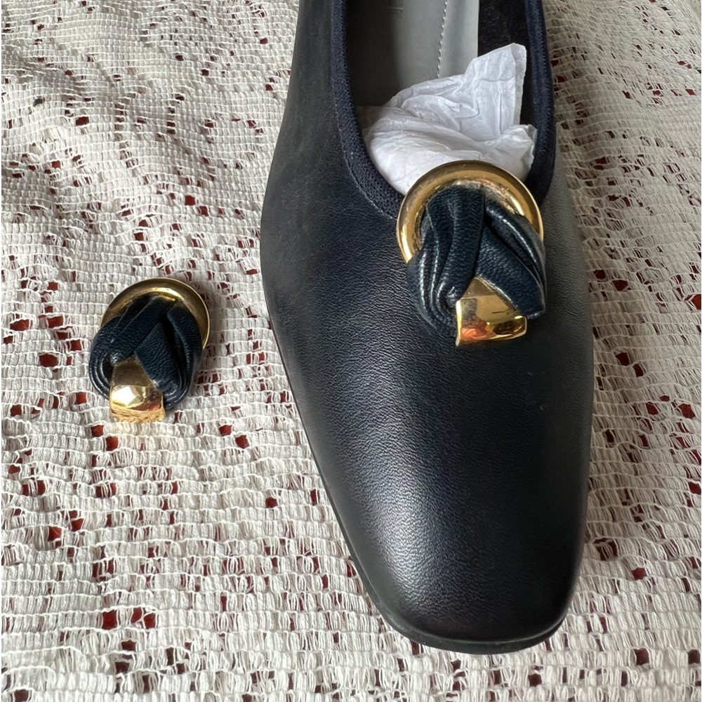 Vintage shoe clip decor